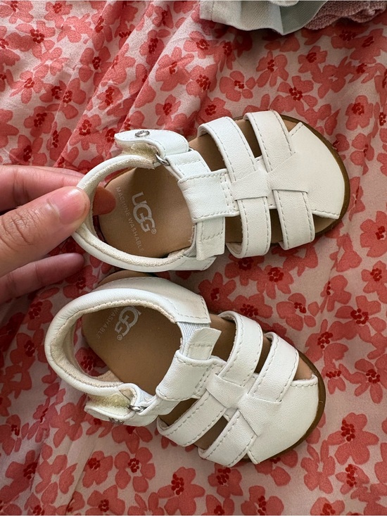 UGG Other - UGG Kids White Leather Strappy Fisherman Sandals